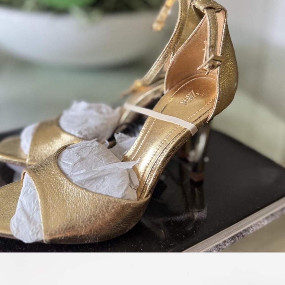 Zara Gold Women's Heels